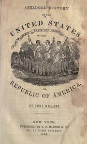 Front cover of Abridged history of the United States by Emma Willard