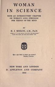 Front cover of Woman in science by John Augustine Zahm