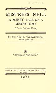 Front cover of Mistress Nell by George Cochrane Hazelton