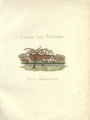 Cover of Under the window by Kate Greenaway