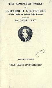 Cover of Complete works by Friedrich Nietzsche