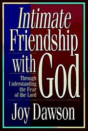 Front cover of Intimate friendship with God by Joy Dawson