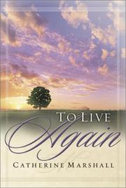 Front cover of To live again by Catherine Marshall