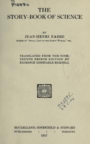 Front cover of The story-book of science by Jean-Henri Fabre