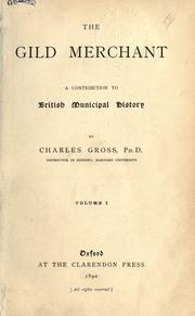 Cover of The gild merchant by Charles Gross