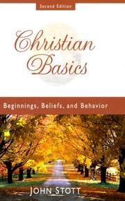 Cover of Christian basics by John R. W. Stott