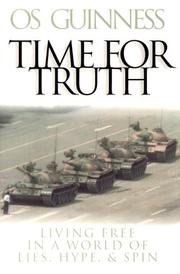 Cover of Time for truth by Os Guinness