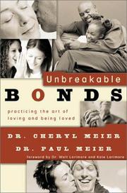 Cover of Unbreakable bonds by Cheryl Meier