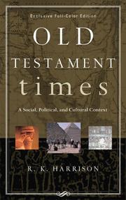 Cover of Old Testament Times by R. K. Harrison
