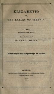Front cover of Elisabeth by Sophie Ristaud Cottin