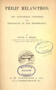 Cover of Philip Melancthon by David J. Deane