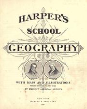 Front cover of Harper's school geography by Unknown