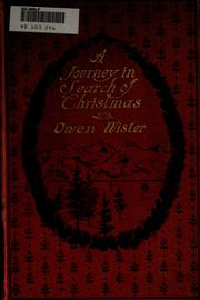 Front cover of A journey in search of Christmas by Owen Wister