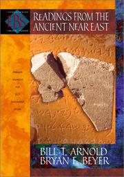 Front cover of Readings from the ancient Near East by Bill T. Arnold