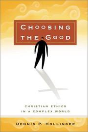 Cover of Choosing the Good by Dennis P. Hollinger