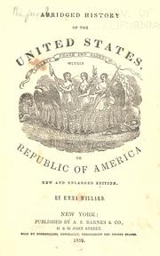 Front cover of History of the United States by Emma Willard