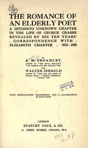Cover of The romance of an elderly poet by Alexander Meyrick Broadley