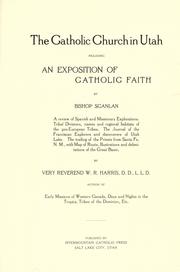 Front cover of The Catholic Church in Utah by William Richard Harris