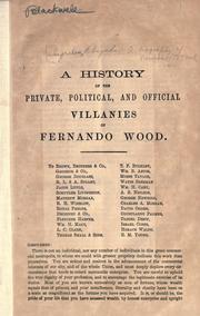 Front cover of A biography of Fernando Wood by Abijah Ingraham
