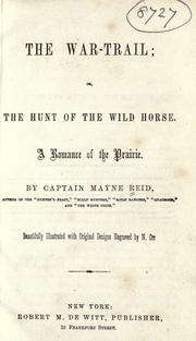 Cover of The war-trail by Mayne Reid