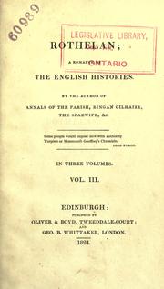 Cover of Rothelan by John Galt