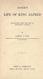 Front cover of De Rebus gestis Aelfredi by John Asser