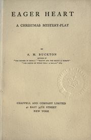 Front cover of Eager heart by Alice Mary Buckton