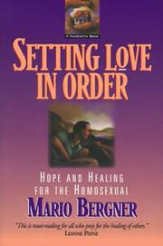 Cover of Setting love in order by Mario Bergner