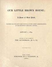 Front cover of Our little brown house by Maria L. Stewart
