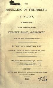 Front cover of The foundling of the forest by William Dimond