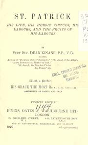 Cover of St. Patrick by Dean Kinane