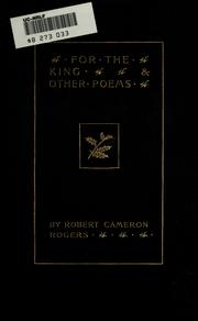 Cover of For the king by Robert Cameron Rogers
