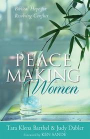 Cover of Peacemaking women by Tara Klena Barthel