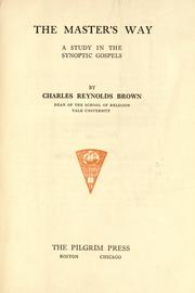 Cover of The Masters̓ way by Charles Reynolds Brown