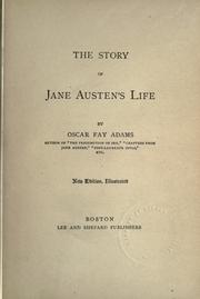Cover of The story of Jane Austen's life by Oscar Fay Adams
