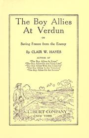 Cover of The Boy Allies at Verdun or Saving France from the Enemy by Clair W. Hayes