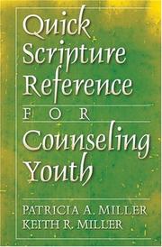 Cover of Quick Scripture Reference for Counseling Youth by Keith Miller