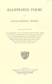 Cover of Illustrated poems of Oliver Wendell Holmes by Oliver Wendell Holmes, Sr.