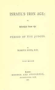 Cover of Israel's iron age by Dods, Marcus