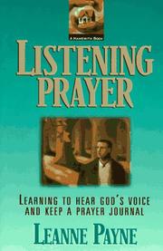 Cover of Listening prayer by Leanne Payne