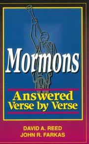 Cover of Mormons by Reed, David A.