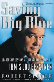 Cover of Saving Big Blue by Robert Slater