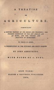 Front cover of A treatise on agriculture by John Armstrong