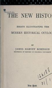 Front cover of The new history by James Harvey Robinson