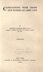 Cover of Campaigning with Crook by Charles King
