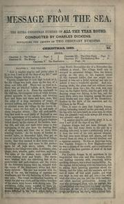 Cover of A Message from the Sea by Charles Dickens