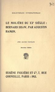 Front cover of Le Molière du 20 siècle by Augustin Frédéric Hamon