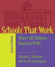 Cover of Schools that work by Richard L. Allington