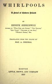 Cover of Whirlpools by Henryk Sienkiewicz