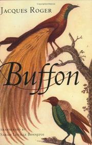 Cover of Buffon by Jacques Roger